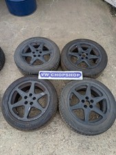 RARE 5x100 Borbet Type C Alloy Wheels 16" Retro Vintage Early ETC