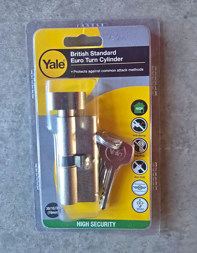 Yale euro turn cylinder - euro,