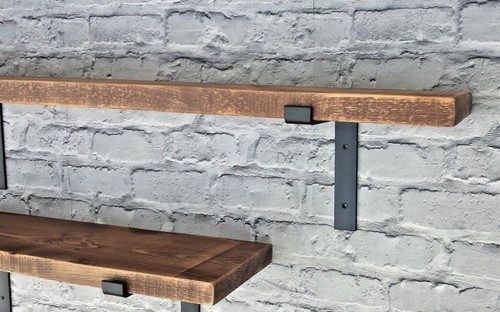 Rustic chunky shelf industrial - rustic,