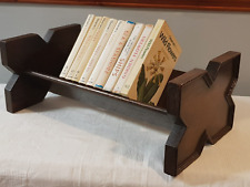 Antique oak book trough Book