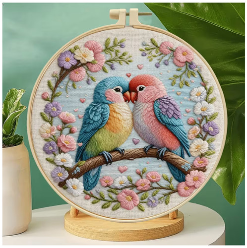 Embroidery hoop kit - hoop, 20cm/7.87"