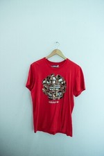 Vintage Adidas Graphics red small tees| SKU 2528