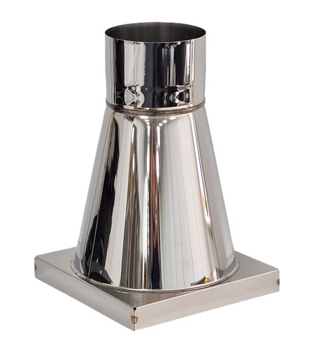 Chimney flue liner gather - chimney,