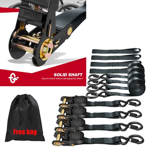 Retractable ratchet straps - retractable,
