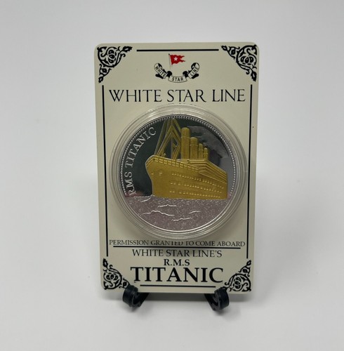 Titanic ticket with coin - ticket,