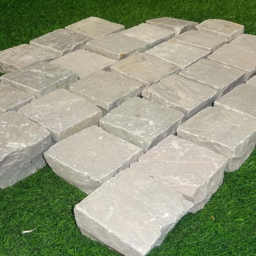 Sandstone cobbles various - cobbles,