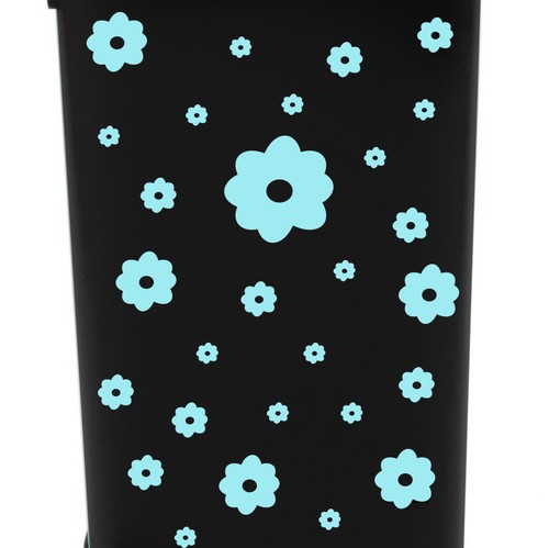 48x flower petal wheelie bin - 48x,