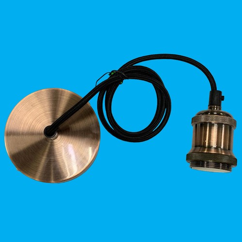 Brass rose ceiling pendant - 1x,