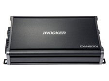 Kicker 43CXA12001 Car Audio Mono Amp 1200-Watt Class D CXA1200.1 Sub Amplifier