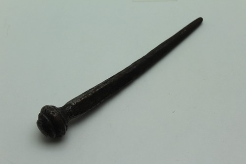 Forged iron ship nail - forged,
