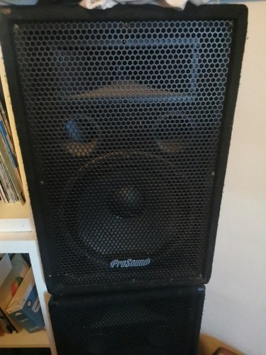 Pair prosound speakers - of,