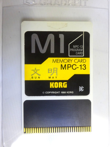Korg program card bunmay - m1,