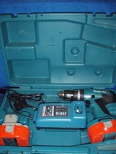 Makita, 8391D  2 speed Cordless Hammer Drill Set, 18v. DC1804F Charger, 2 x Bats