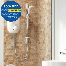 Mira Event XS Power Shower - White & Chrome 1.1532.401