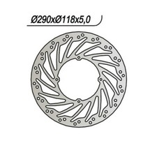 FRONT BRAKE DISC NG 853 YAMAHA YZ 125 2001-2016