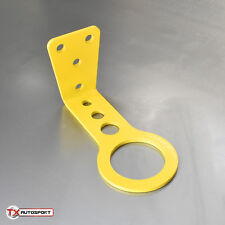 Racing Tow Hook 90° Universal Race Motorsport Rally Towing Eye Ring - Yellow Car