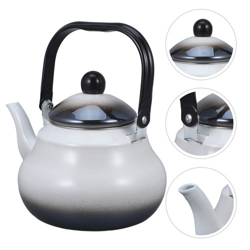Vintage enamel tea - vintage, kettle