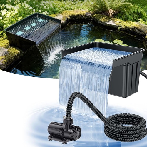 Pond waterfall spillway - pond, cm