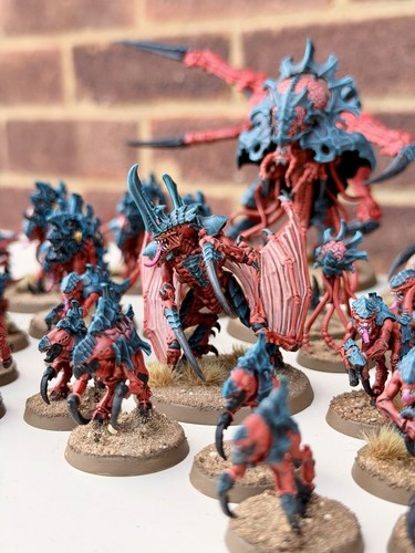 Tyranid army painted and - painted,