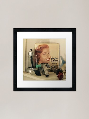 Vintage hair salon framed art - hair,
