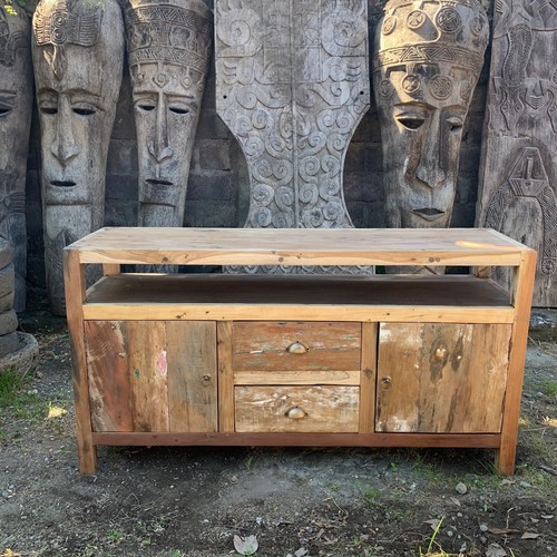Recycled teak large stand - recycled,
