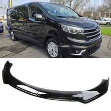 For Renault Trafic 2021-2023 Front Bumper Lip Splitter Chin Spoiler Gloss Black