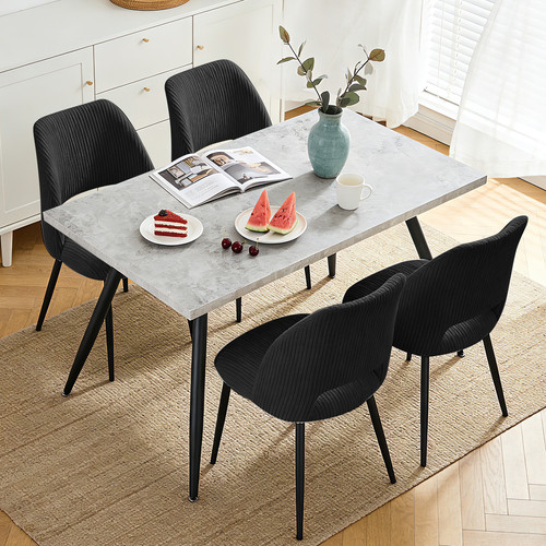 Dining table chairs set - dining,