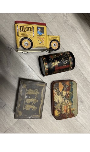 Antique tins vintage - tins, 4