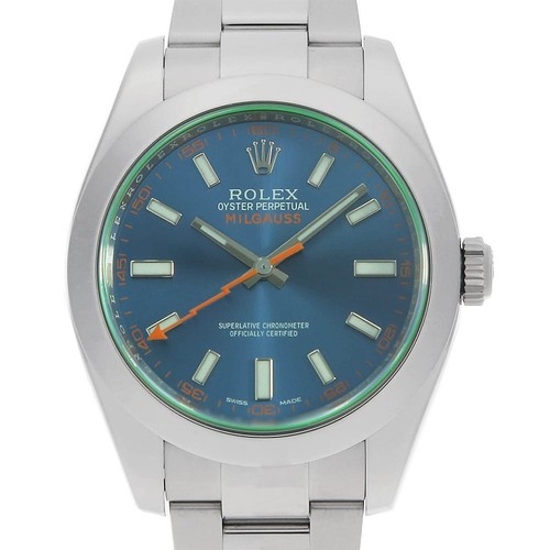 Rolex milgauss blue - z,