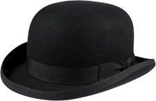 Black Classic Bowler Hat for