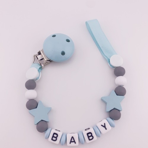 Personalised baby dummy chain - dummy,