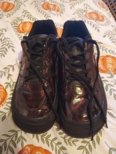 Asos Design - Men's Platform/Creepers Black Oil Slick Design Shoes Size 11