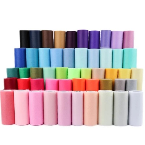 Tulle organza roll 6in - roll, 25yds