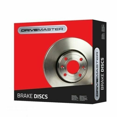 Brake discs pair solid - solid, fits