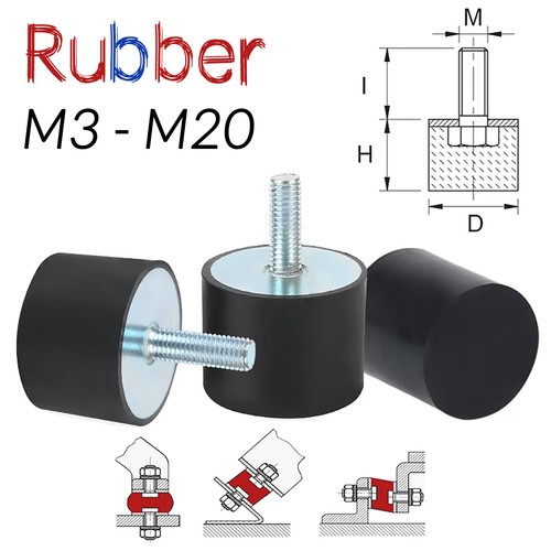 Rubber mount car boat - mount, bobbin
