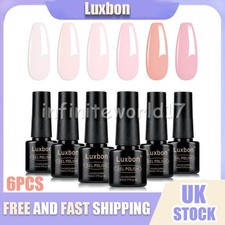 Luxbon 6X Gel Nail Polish Set Spring Colour uv led Soak Off Manicure Kit 005 S