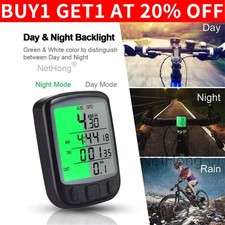 Wireless Bike Speedometer Computer Speedo MTB Cycling Odometer LCD Waterproof