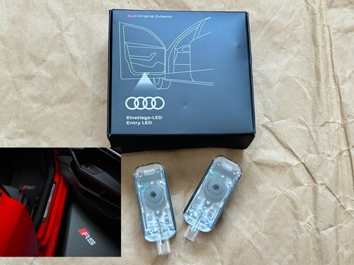 Genuine audi logo - genuine, led