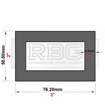 ALUMINIUM RECTANGULAR BOX SECTIONS All Inch Sizes 500mm-3000mm Free UK Delivery