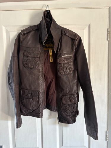 Ladies brown superdry leather - brown,