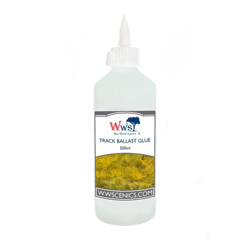 Track ballast glue - track,