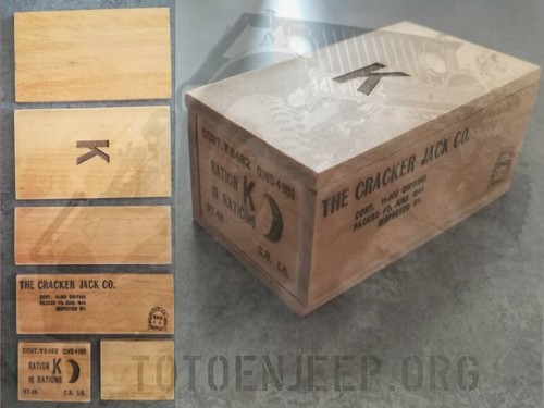 Wooden case ration - ration, k