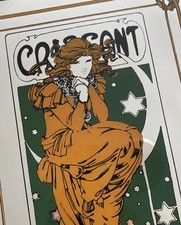 Vintage Art Nouveau Lady Mucha