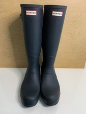 Hunter Men's Downpour Tall Adjustable Wellington Boots, Blue