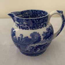 Copeland Spode’s Italian Jug. Blue backstamp. 10cm. Vintage. Lovely colour.
