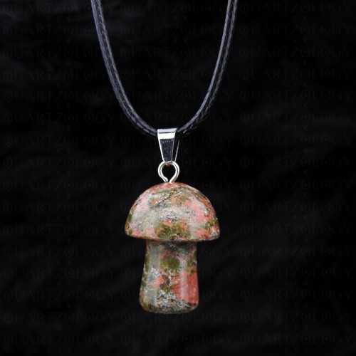 Mushroom necklace fungi - necklace,