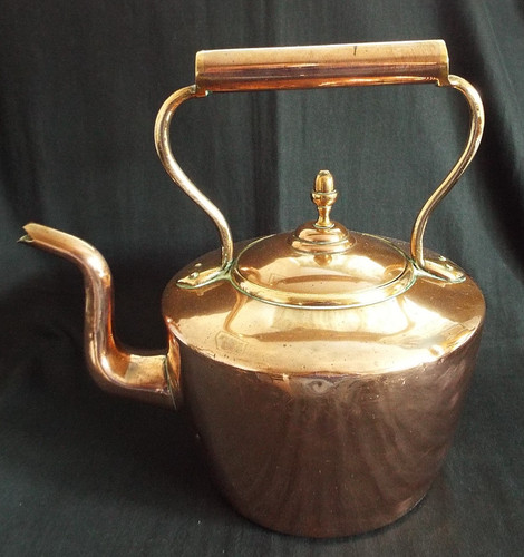 Vintage copper kettle - vintage,