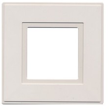 Light Switch Surround Finger Plate White [2 Pack]