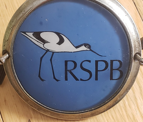 Vintage rspb car grille badge - vintage,
