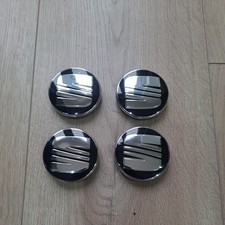 4 X SEAT ALLOY WHEEL CENTRE